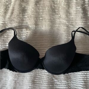 Aerie Black Sunnie Demi Bra